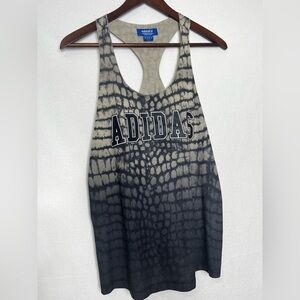 Adidas Originals Patterned Racer Back Tank Top Sz S